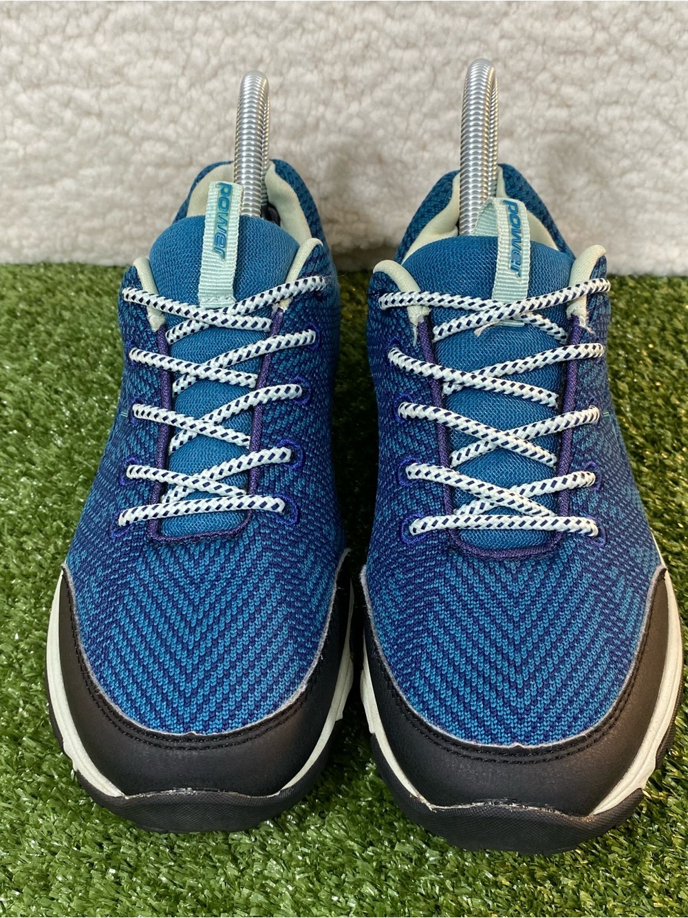 Bata Power AVL Slater Coal Running Shoes Sneakers Women's SZ 7 Teal Blue Rare